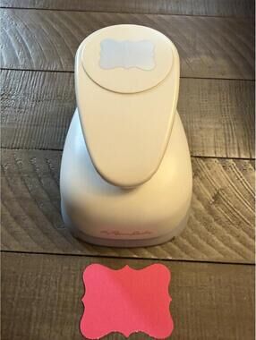 The Paper Studio ornate bracket label shape punch